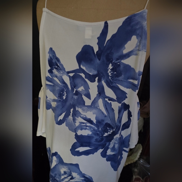 Stunning Cold Shoulder Floral Top From INC International Concepts, New, Sz XXL - Picture 10 of 10